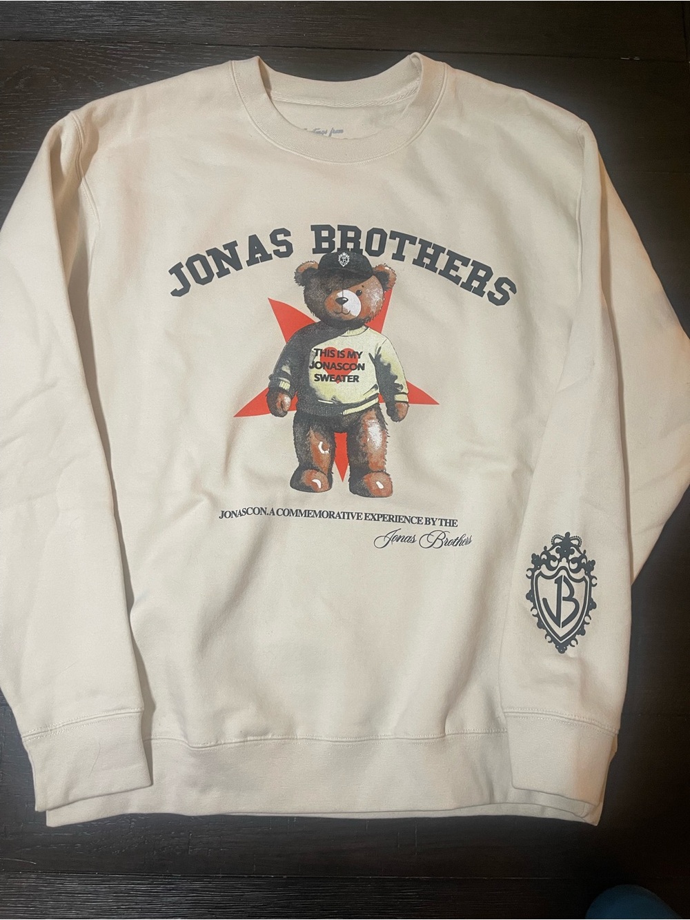 Jonas Brothers JonasCon Teddy Bear Crewneck